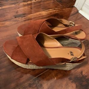Brick color espadrilles
